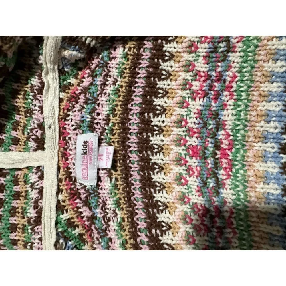 Genuine kids Oshkosh B’gosh hand knitted sweater 2t